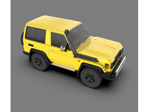 Toyota Land Cruiser J71 2024 3D Model