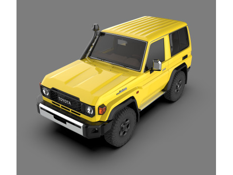 Toyota Land Cruiser J71 2024 3D Model