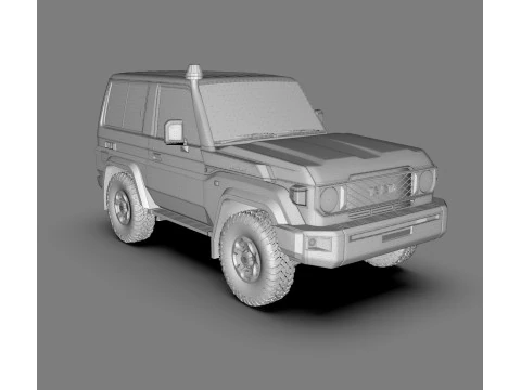 Toyota Land Cruiser J71 2024 Modelo 3D