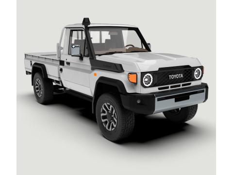 Toyota Land Cruiser J79 single cab 2024 Modelo 3D