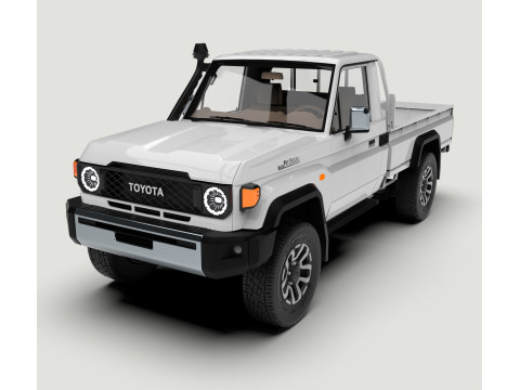 Toyota Land Cruiser J79 single cab 2024 Modello 3D