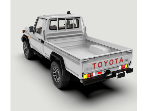 Toyota Land Cruiser J79 single cab 2024 Modello 3D