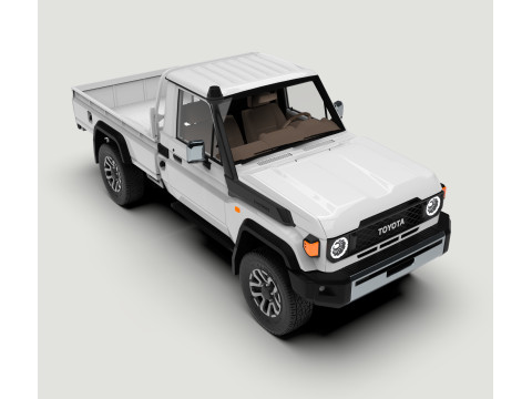 Toyota Land Cruiser J79 single cab 2024 Modello 3D