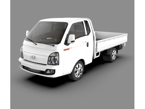 Hyundai Porter II Cargo Truck 3D Model