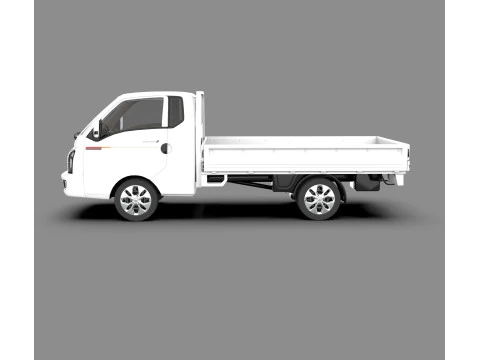 Hyundai Porter II Cargo Truck 3D Model