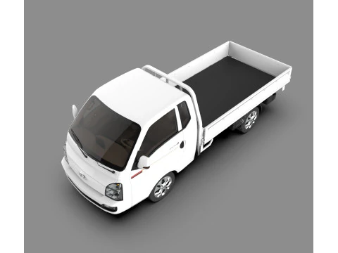 Hyundai Porter II Cargo Truck 3D Model