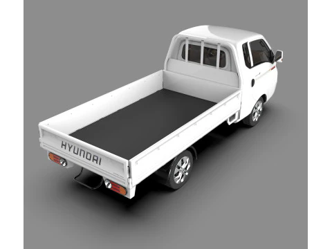 Hyundai Porter II Cargo Truck 3D Model