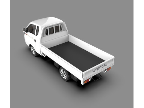 Hyundai Porter II Cargo Truck 3D Модель