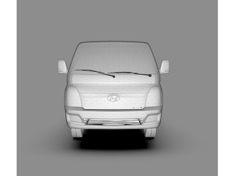 Hyundai Porter II Cargo Truck 3D Модель