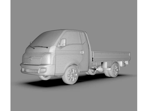 Hyundai Porter II Cargo Truck 3D Model