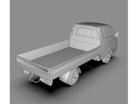 Hyundai Porter II Cargo Truck 3D Model