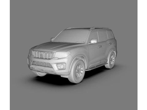 Mahindra Scorpio-N 2022 3D Model