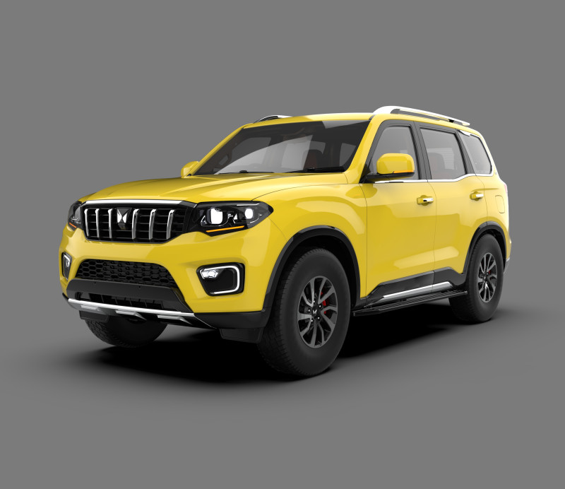 Mahindra Scorpio-N 2022 3D Модель .c4d .max .obj .3ds .fbx .stl .blend