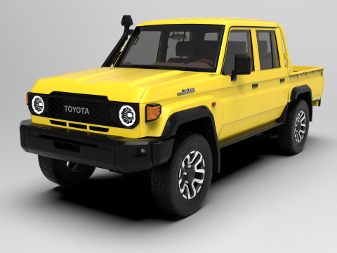 Toyota Land Cruiser J79 Double Cab 2024 3D Model