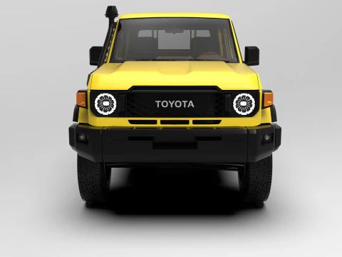 Toyota Land Cruiser J79 Double Cab 2024 3D Model