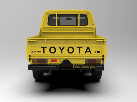 Toyota Land Cruiser J79 Double Cab 2024 3D Model