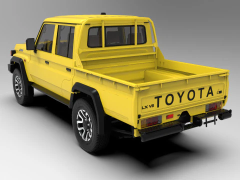 Toyota Land Cruiser J79 Double Cab 2024 3D Model