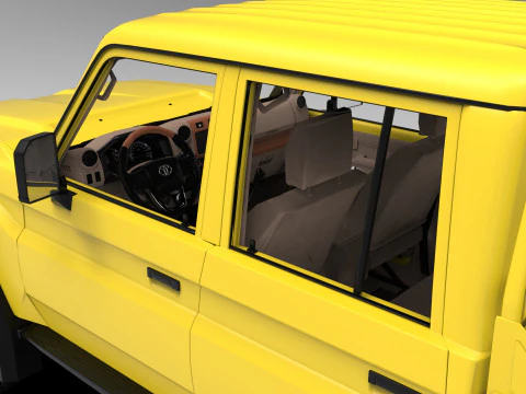 Toyota Land Cruiser J79 Double Cab 2024 3D Model