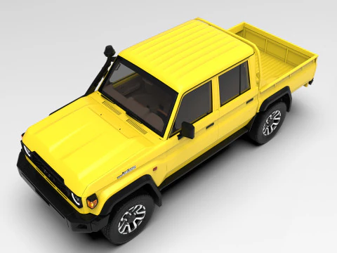 Toyota Land Cruiser J79 Double Cab 2024 3D Model