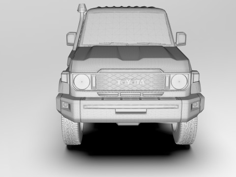 Toyota Land Cruiser J79 Double Cab 2024 Modèle 3D