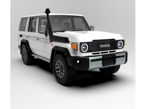 Toyota Land Cruiser J76 2024 3D Model