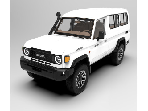 Toyota Land Cruiser J78 2024 Model 3D