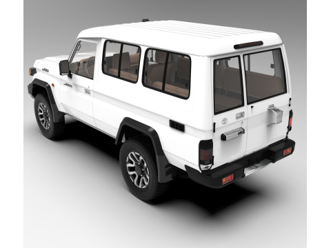 Toyota Land Cruiser J78 2024 Model 3D