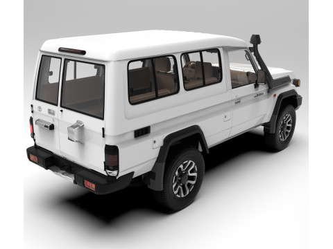 Toyota Land Cruiser J78 2024 Model 3D
