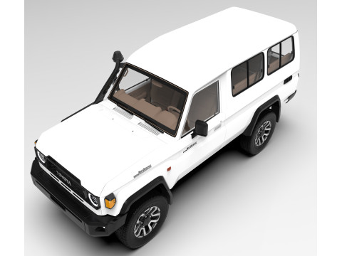 Toyota Land Cruiser J78 2024 Model 3D