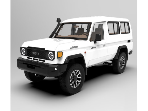 Toyota Land Cruiser J78 2024 Model 3D