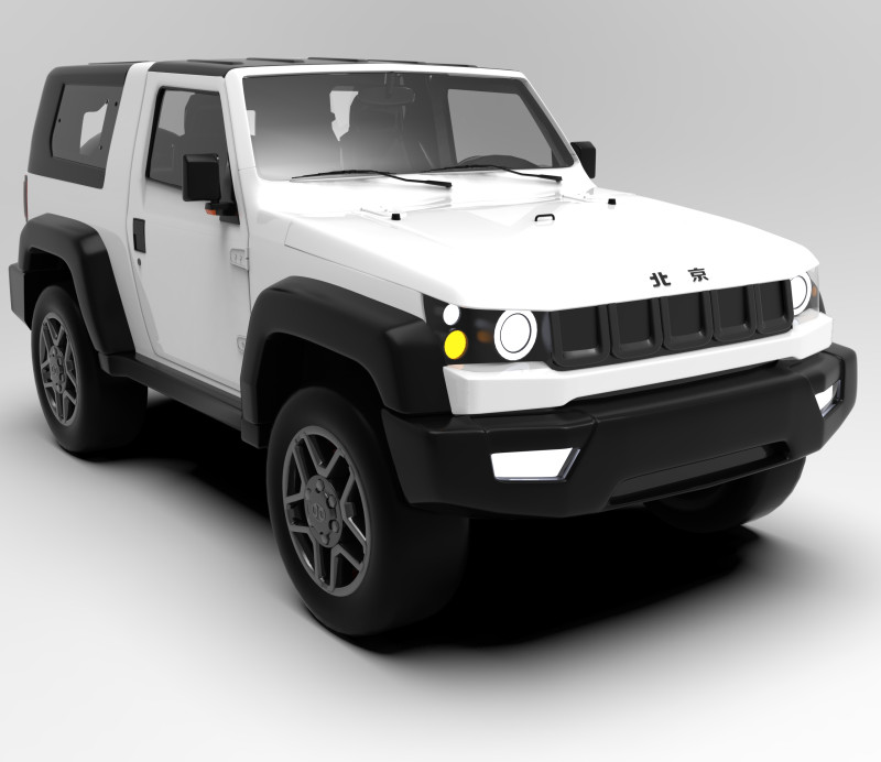 BAIC BJ40 Model 3D .c4d .max .obj .3ds .fbx .stl .blend 