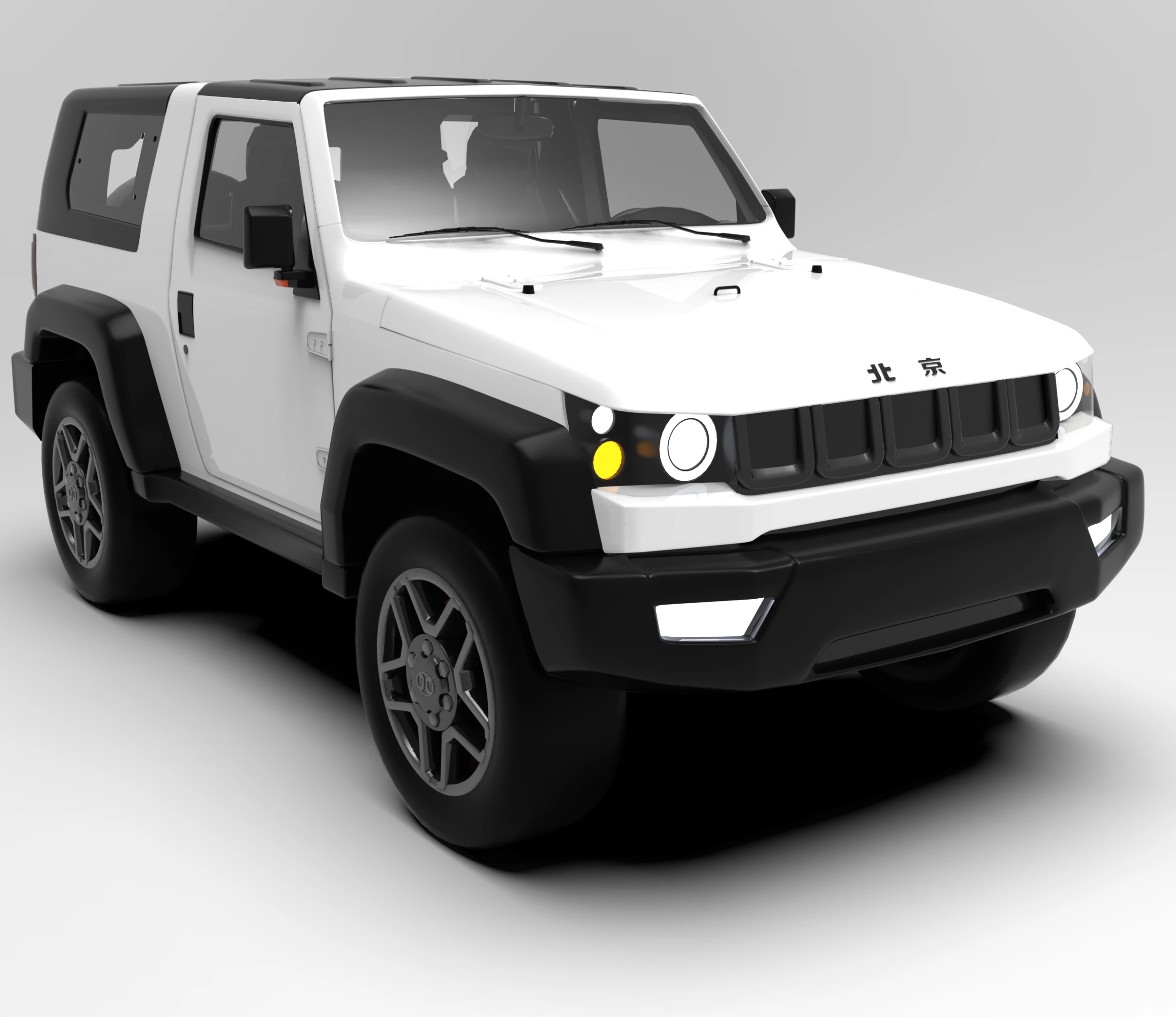 BAIC BJ40 3D Model .c4d .max .obj .3ds .fbx .stl .blend