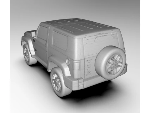 BAIC BJ40 3D Model