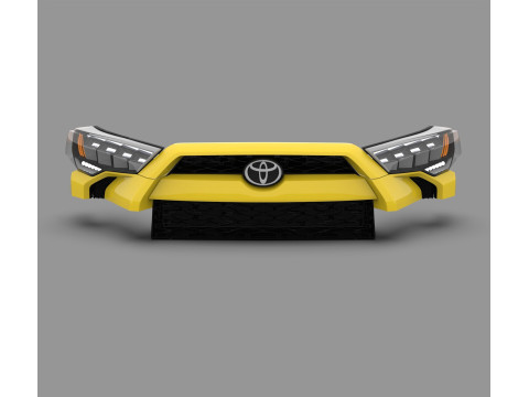 Aftermarket Headlights for Toyota 4Runner 3D Model