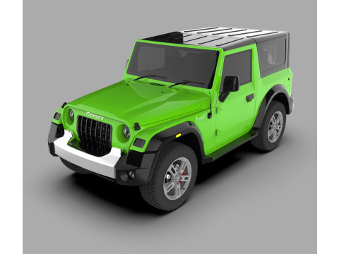 Mahindra Thar 3D Model