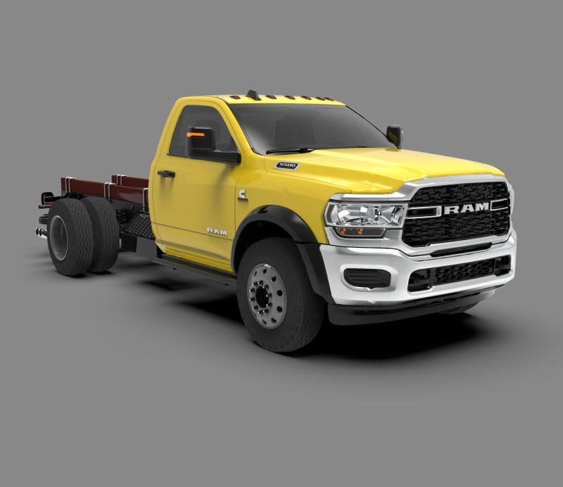 Dodge Ram 3500 2024 Heavy Duty Pickup Truck Model 3D .c4d .max .obj .3ds .fbx .stl .blend