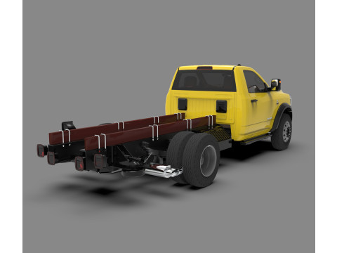 Dodge Ram 3500 2024 Heavy Duty Pickup Truck Model 3D