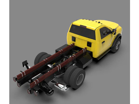 Dodge Ram 3500 2024 Heavy Duty Pickup Truck 3D Model