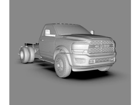 Dodge Ram 3500 2024 Heavy Duty Pickup Truck 3D Model