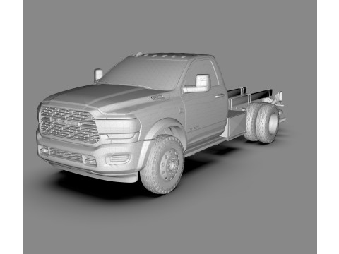 Dodge Ram 3500 2024 Heavy Duty Pickup Truck Model 3D