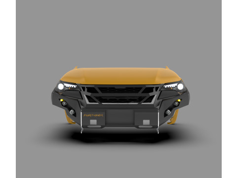 Ecotechne Front Bumper for Toyota Fortuner Modello 3D