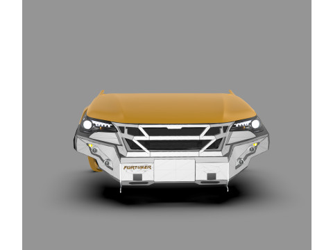 Ecotechne Front Bumper for Toyota Fortuner Modello 3D