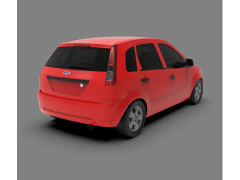 Fiesta Max 2010 3D Model