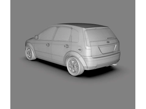 Fiesta Max 2010 3D Model