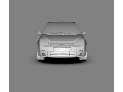 Fiesta Max 2010 3D Model