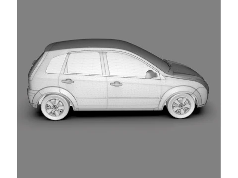 Fiesta Max 2010 3D Model