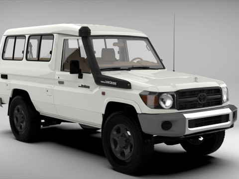 Toyota Land Cruiser J78 2014-2023 3D Модель