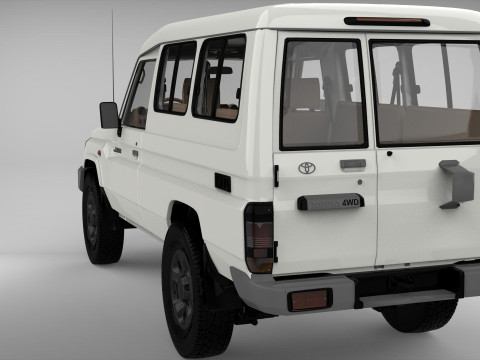 Toyota Land Cruiser J78 2014-2023 3D Модель