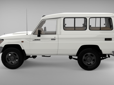 Toyota Land Cruiser J78 2014-2023 3D Модель