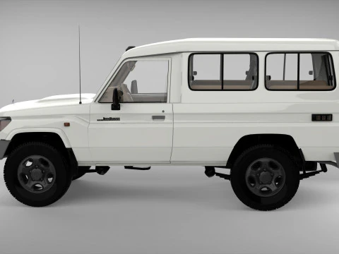 Toyota Land Cruiser J78 2014-2023 3D Model